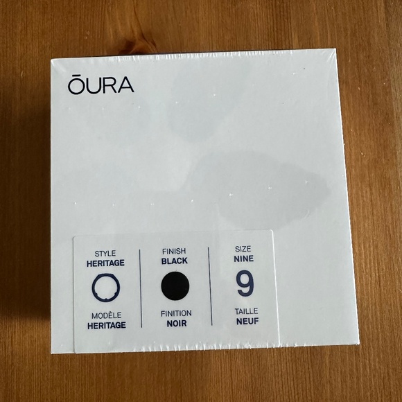 Oura Ring Heritage Size 9 Black Gen 3 - Picture 1 of 1
